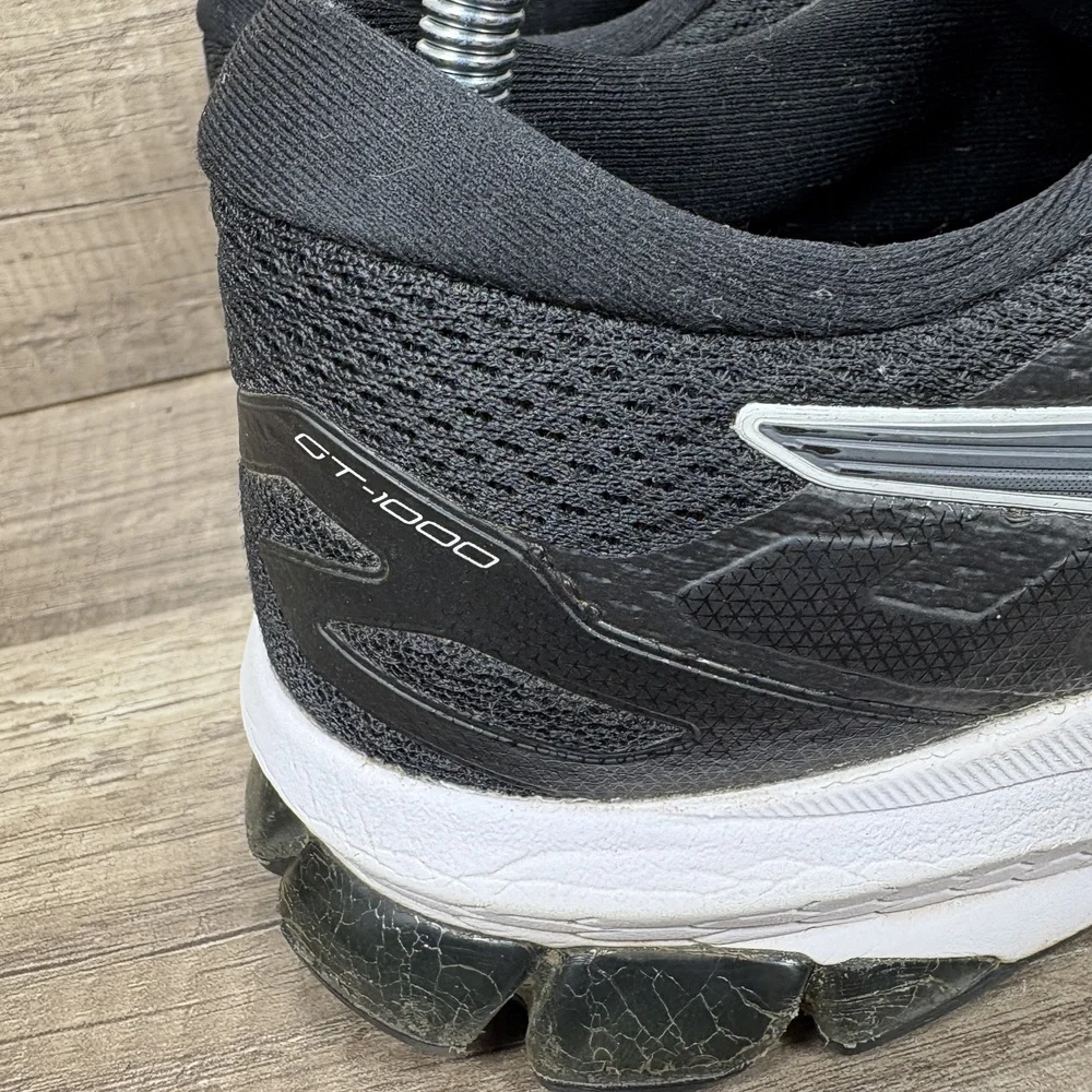 Asics GT-1000 10 Black Womens US Size 9.5 EUR 41.5 1012A878 Running Shoes - Picture 2 of 10